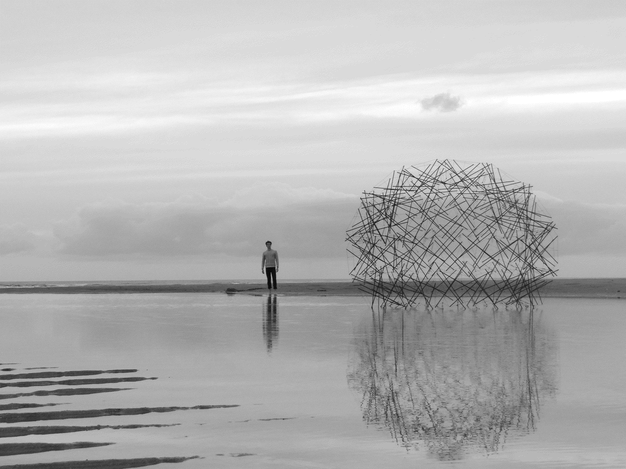 Ludovic_Regnault_Constellations_1, 2023, Carbon Fiber & Polypropylene